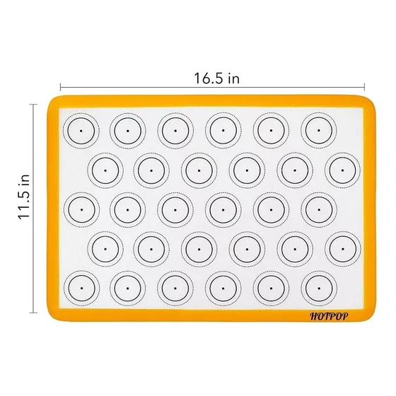 Tapete Manta Silicon Hornear Galletas Macarron 42x30cm