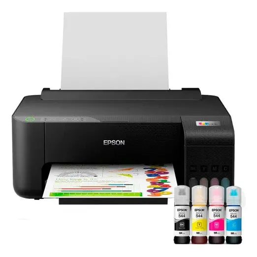 Impressora Epson Ecotank L1250 Tanque De Tinta Colorida Cor Preto