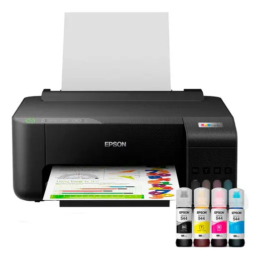 Impressora Epson Ecotank L1250 Tanque De Tinta Colorida Cor Preto 127/220v