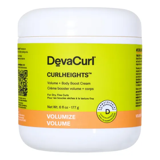 Creme De Reforço Corporal Volume + Devacurl Curlheights 180