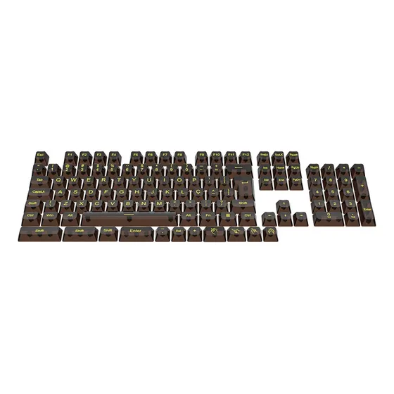 Keycaps Redragon Crystal Osa Abnt2 117 Teclas A138 Pt