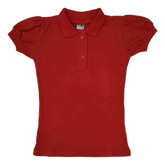 Chemise Escolar Roja Hembra Qantik Desde Talla 2 A La 8