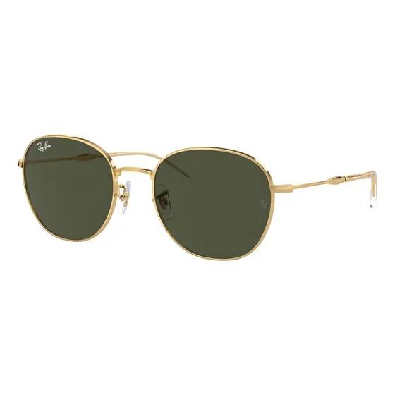 Gafas de sol Ray-ban 0rb3809 con lentes doradas, color verde, diseño Phantos