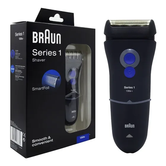 Braun Series 1 Shaver Afeitadora Pelo Barbería 130s-1 3c