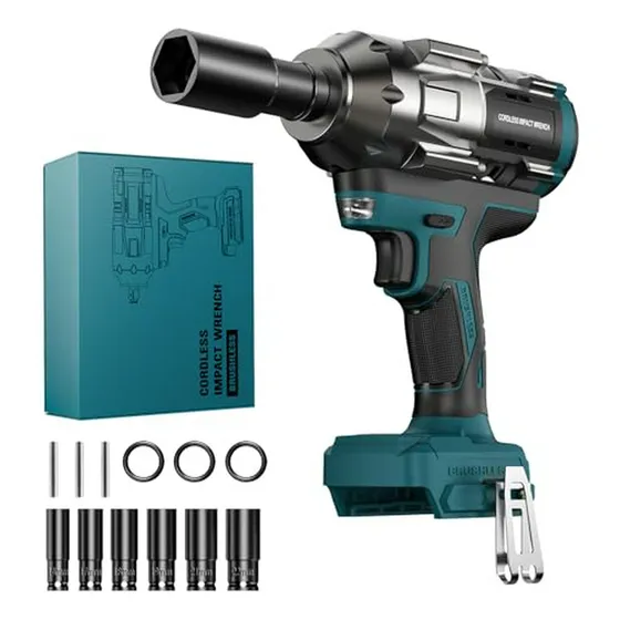 Llave De Impacto Inalámbrica Para Batería Makita 18v - 900ft