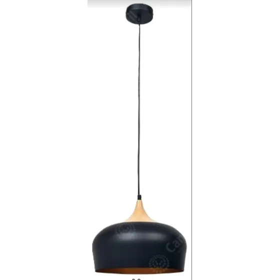Colgante Moderno Bebe Apto Led E27 Candil Negro/oro Antiguo