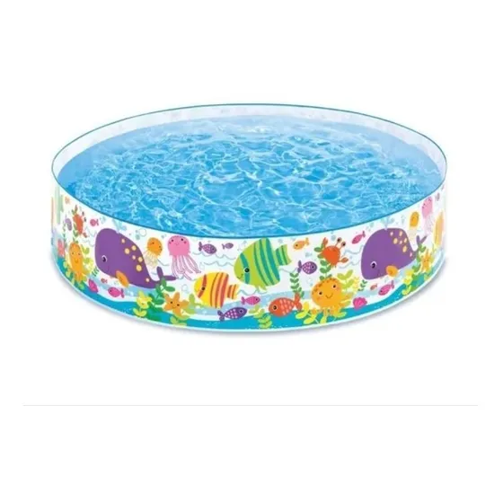 Pileta Redonda Rígida Para Niños Intex De Océano 183 X 38 Cm