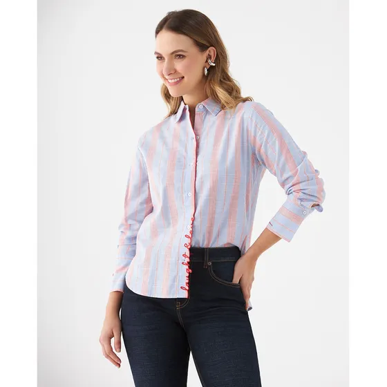 Camisa Esprit 619f084 Azul Claro