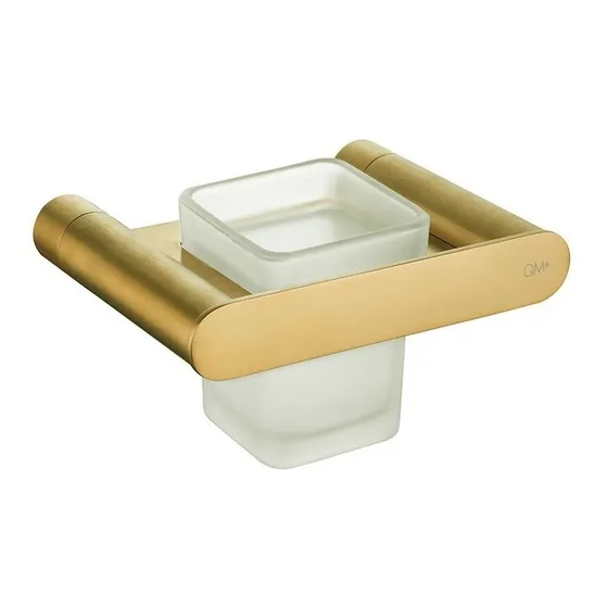 Porta Cepillo Quality Metal Dorado 10 Años Gtia Qm Supreme