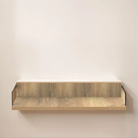 Estante Flotante Con Mensula. Melamina- Caño. 60 X 22 X 10