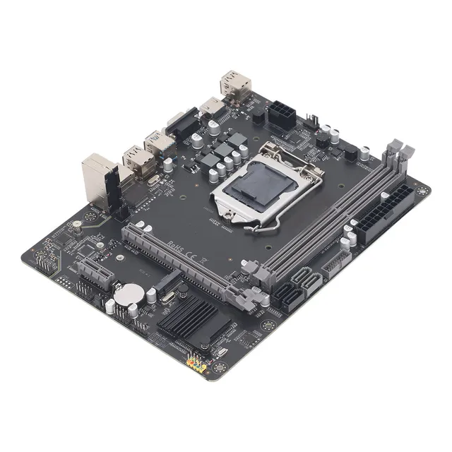 Placa Base De Computadora H81m Lga1150 Cpu Ddr3 De Doble Can