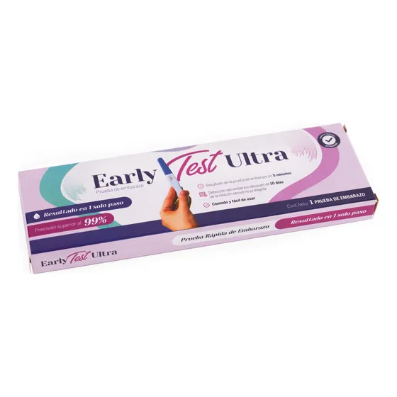 Prueba De Embarazo Tipo Pluma Early Test Ultra 1 Pieza