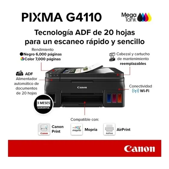 Multifuncional Color Canon G4110