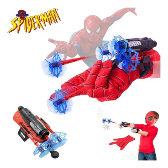 Toys Luva Do Homem Aranha Solta Teias Dispara Dardos Divertido
