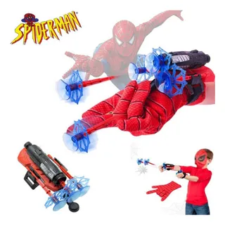 Toys Luva Do Homem Aranha Solta Teias Dispara Dardos Divertido Toys Luva Do Homem Aranha Solta Teias Dispara Dardos Divertido