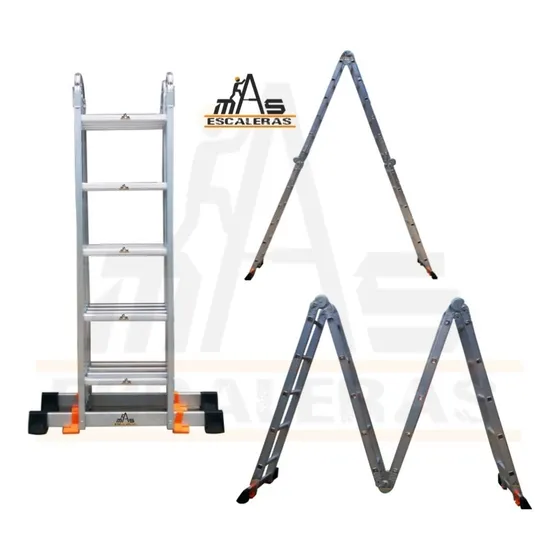 Escalera Multifuncional De 20 Pasos Mas Escaleras 4x5 