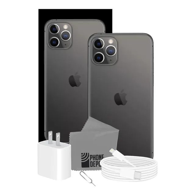 Apple iPhone 11 Pro 64 Gris Con Caja Original Y Batería 100% Bc + Protector