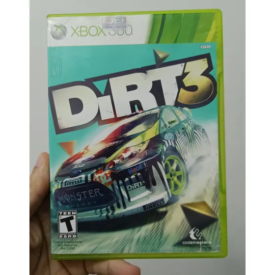 Jogo Rally Dirt 3 Mídia Física Original Xbox 360