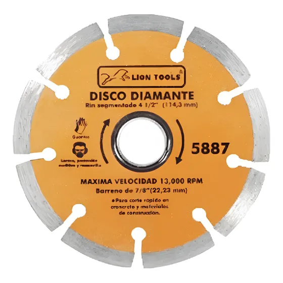 Disco Diamante Rin Segmentado 7 Pulgadas Lion Tools 