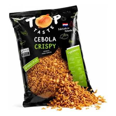 1kg Cebola Crispy Top Taste Holandesa Premium Crocante