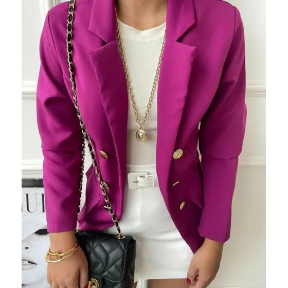 Blazer Alfaiataria- Colorido