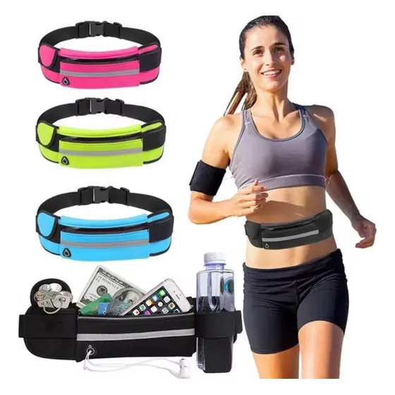 Riñonera Deportiva Impermeable Running Entrenamiento Celular