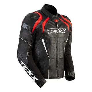 Jaqueta Couro Esportiva Texx Sniper V2 Motociclista Cupim Jaqueta Couro Esportiva Texx Sniper V2 Motociclista Cupim