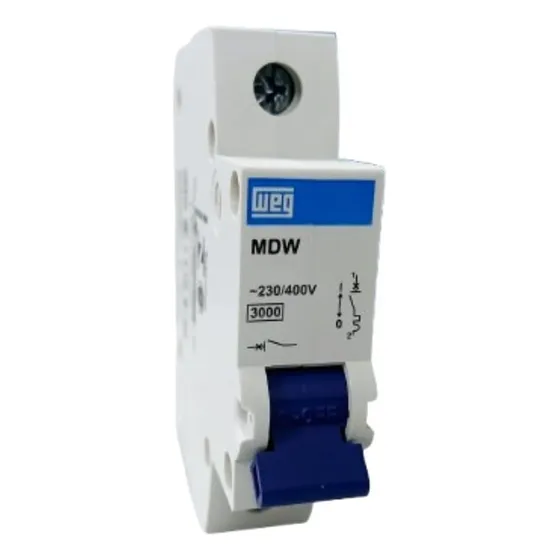 Disjuntor Din Mdw Unipolar 10 Weg