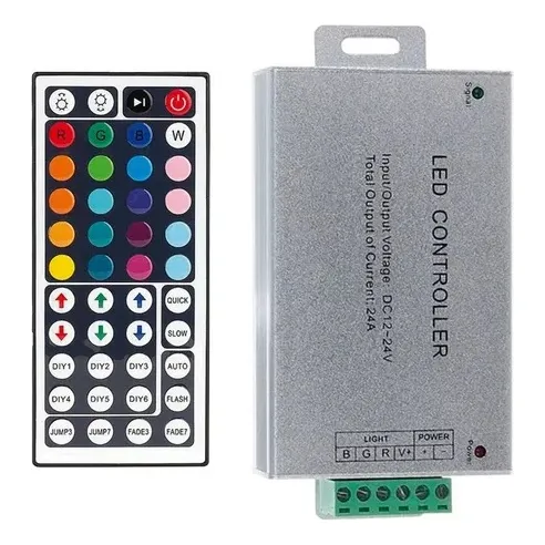 Controlador Cinta Led Rgb Con Modulador 24 Teclas