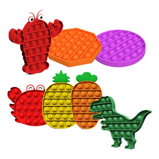 7 Piezas Fidget Toy Pop It, Pop Burbuja Fidget Juguete Senso 7 Piezas Fidget Toy Pop It, Pop Burbuja Fidget Juguete Senso