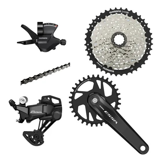 Kit Transmisión Shimano Essa 1x8 11-40 Monoplato