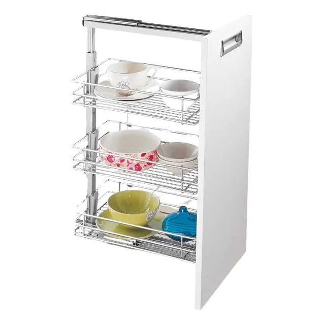 Columna Deslizante 3 Niveles Col11b Para Gabinetes De Cocina