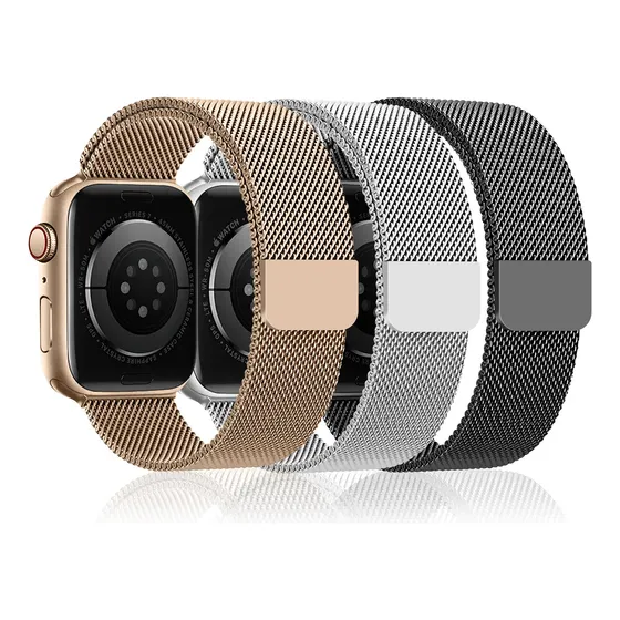 3pzs Correa Inoxidable Para Apple Watch Ultra Se 8/7/6/5/4/3