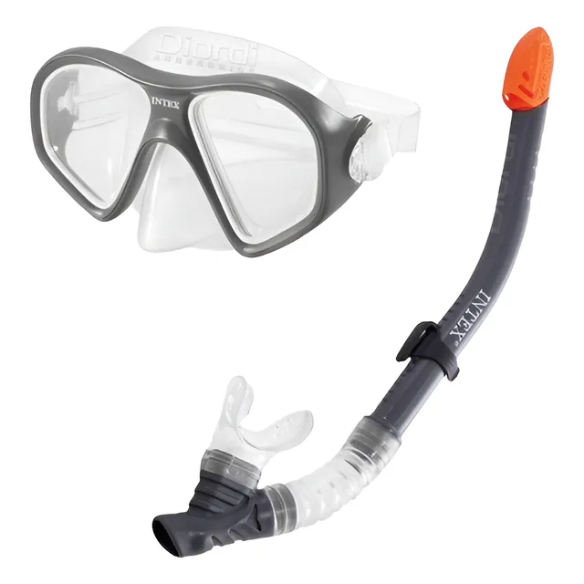 Buceo Piscina Mar - Gafas Y Snorkel Plomo