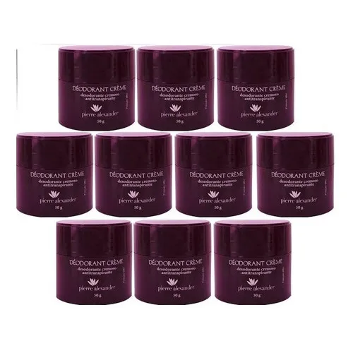 Kit 10 Desodorantes Pierre Alexander Creme 50g