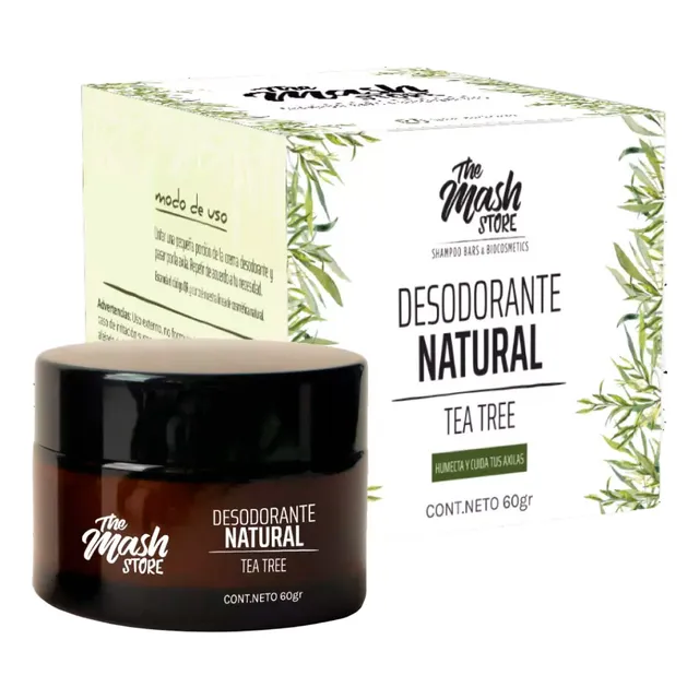 Desodorante Solido Natural Vegano Tea Tree 50cc