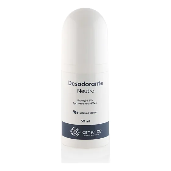 Desodorante Roll On Sem Perfume Sem Cloridrato Alumínio 50ml