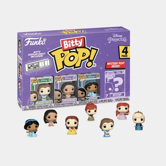 Funko Bitty Pop!: Disney Princess  4 Pack