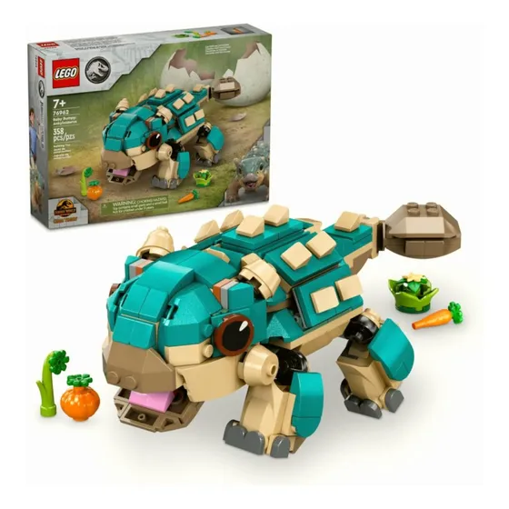 Lego® Jurassic World Bumpy Bebé: Ankylosaurus Dinosaurio