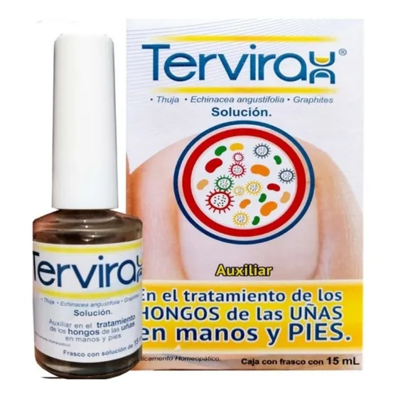 Tervirax Solución 15 Ml- Hongos En Uñas.