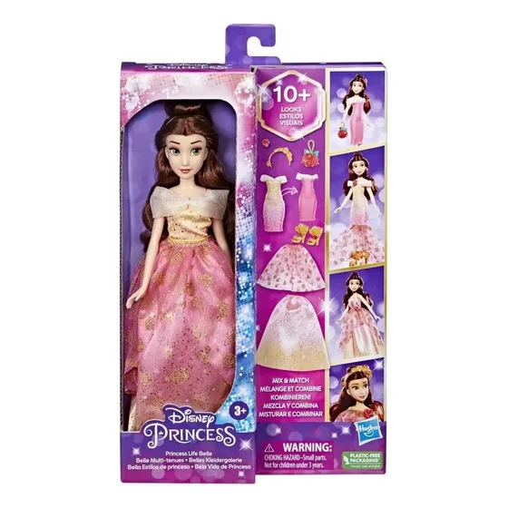 Muñeca Princesa Bella Vida de La Bella y la Bestia F4625