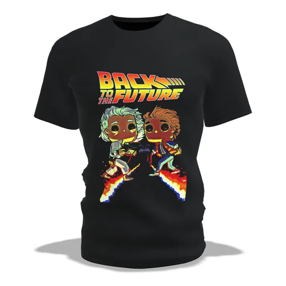 Camiseta Blusa Infantil Filme De Volta Para O Futuro Geek
