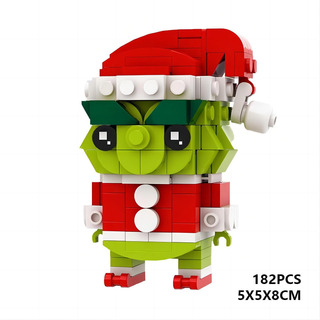 Bloques De Construcción Compatibles Con Lego Grinch Square H Bloques De Construcción Compatibles Con Lego Grinch Square H