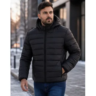 Jaqueta Masculina Bobojaco Puffer Inverno Frio Qualidade Preto G