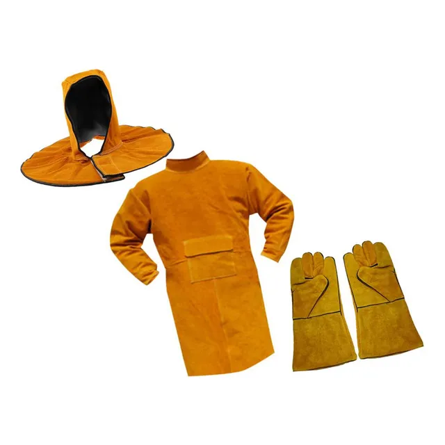 Ropa Para Soldador Capucha Guantes Chaqueta Ropa De And