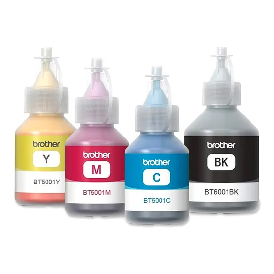 Botellas Tintas Originales Brother Bt5001 + Bt6001 Cmyk