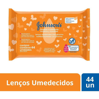 Lenço Umedecido Limpeza E Suavidade Johnson's Baby 44 Unidades Lenço Umedecido Limpeza E Suavidade Johnson's Baby 44 Unidades