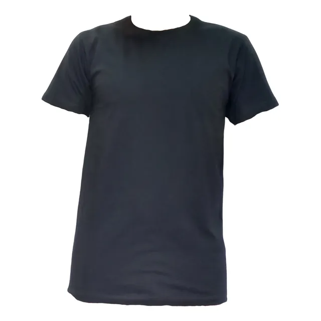 Camiseta Negra Algodón Hombre - Buso Tshirt