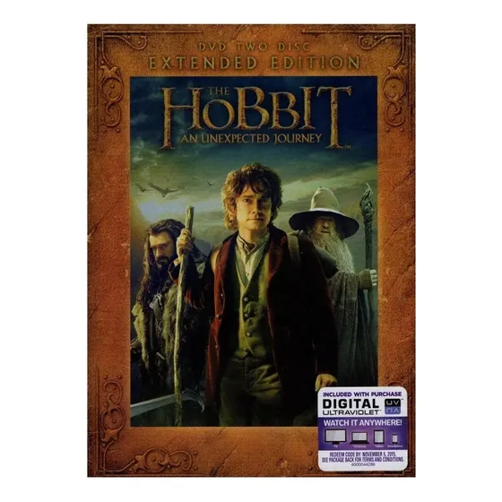 Hobbit Un Viaje Inesperado Extendida Importada Pelicula Dvd