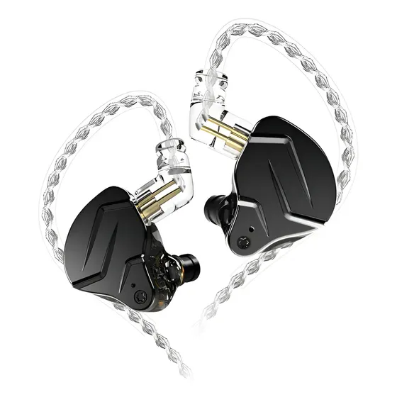 Auriculares KZ gaming ZSN Pro X sin micrófono color negro 1 par | Cuotas sin interés